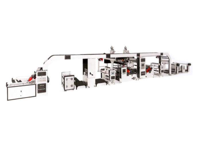 MY-FHS-1000 Double-extruder Woven Bag Lamination Machine