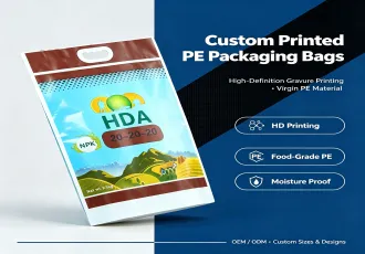 Custom Printed PE Packaging Bags