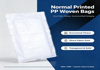 Normal Printed PP Woven Bags