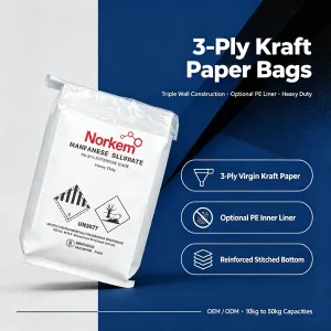 3-Ply Kraft Paper Bags