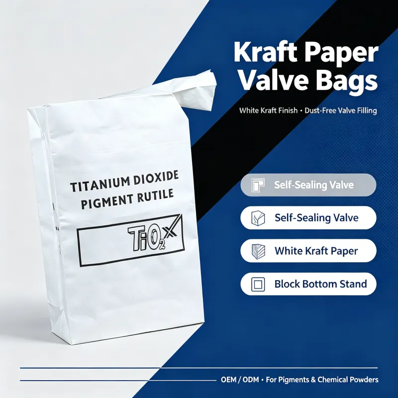 Kraft Paper Valve Bags