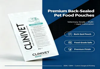 Premium dog food bag