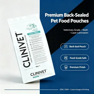 Premium dog food bag