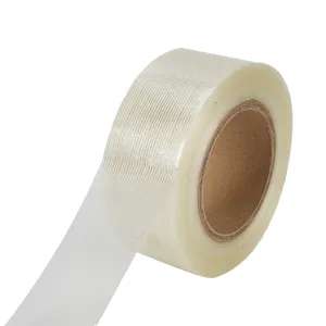 Striped Fiberglass Adhesive Tape for Electrical Panel Insulation