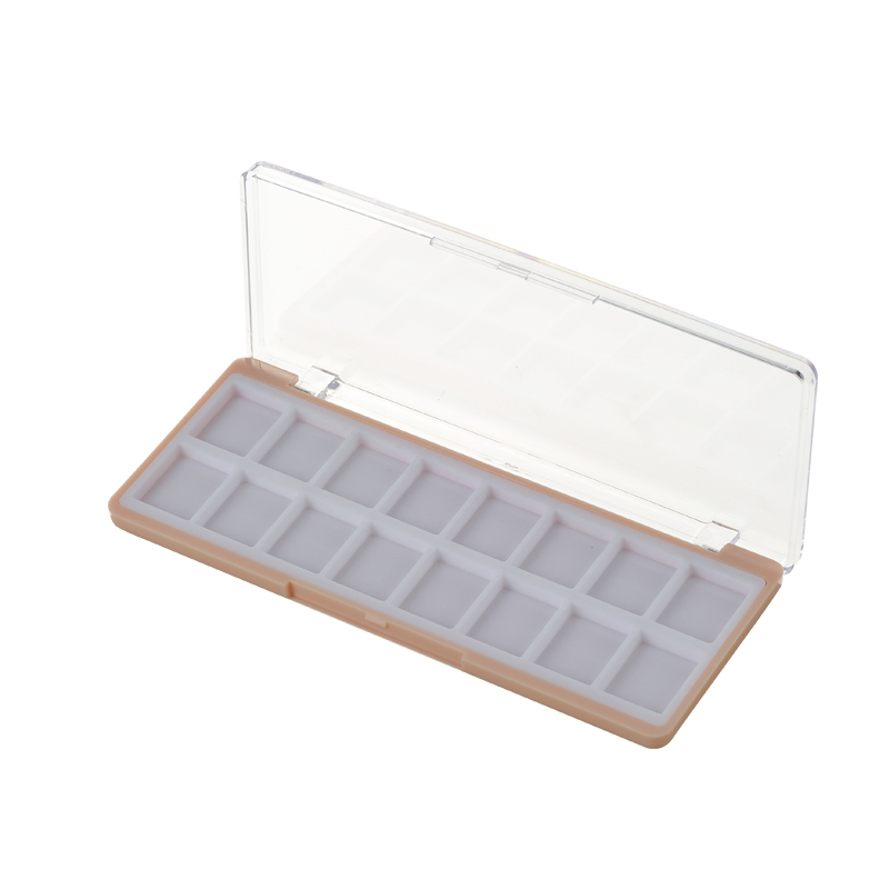 Rectangular 16 Grid Eye shadow box XQ640