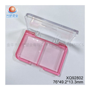 Rectangular Two color Eye shadow box XQ92802
