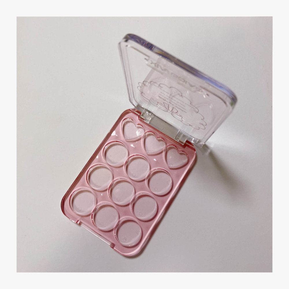 12컬러 아이섀도우 박스(투명뚜껑 포함) XQ93010