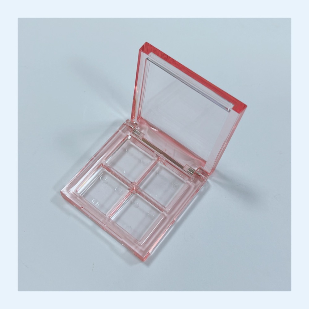 투명 사각 4색 아이섀도우 박스 XQ929