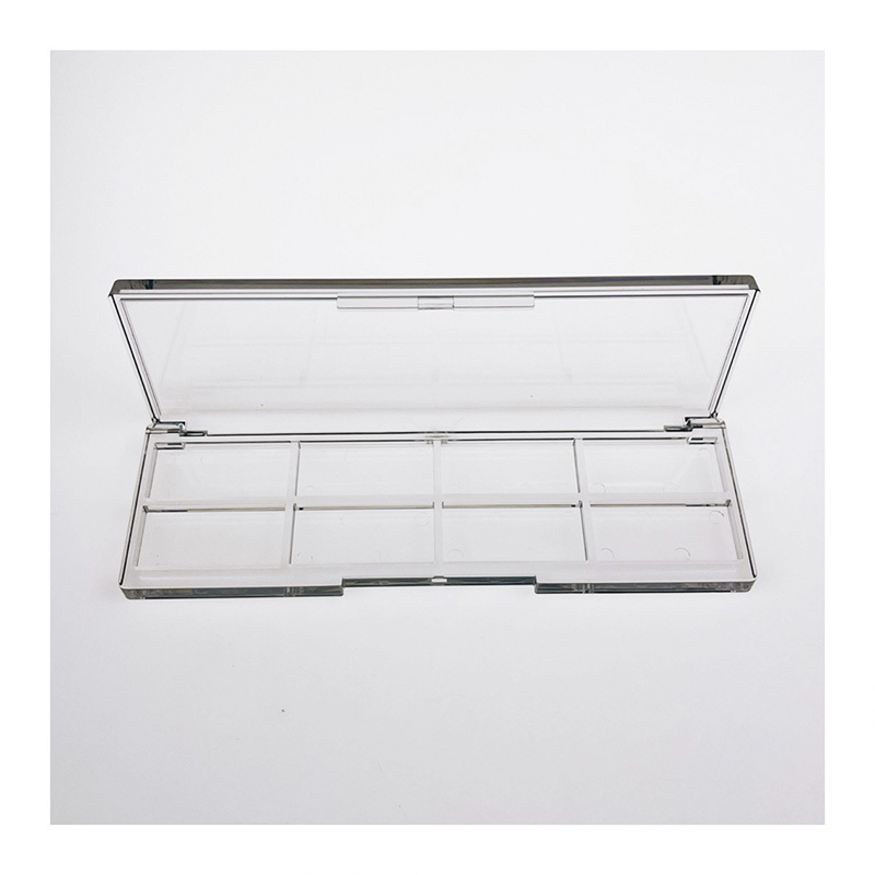 직사각형 투명 다중 구획 아이 섀도우 박스 XQ90603