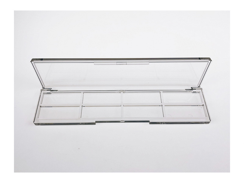 직사각형 투명 다중 구획 아이 섀도우 박스 XQ90603