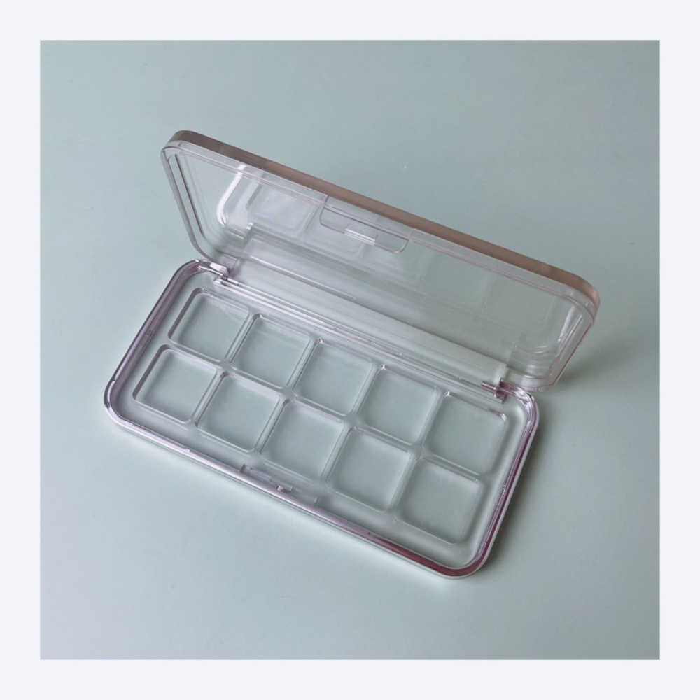 직사각형 투명 빈 아이 섀도우 박스 컴팩트 XQ898