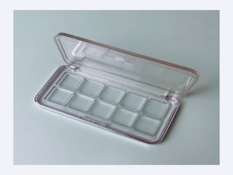 직사각형 투명 빈 아이 섀도우 박스 컴팩트 XQ898