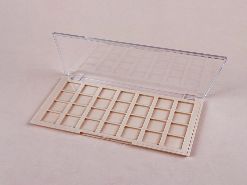 Multi Grid Transparent Lidded Eye shadow box XQ738