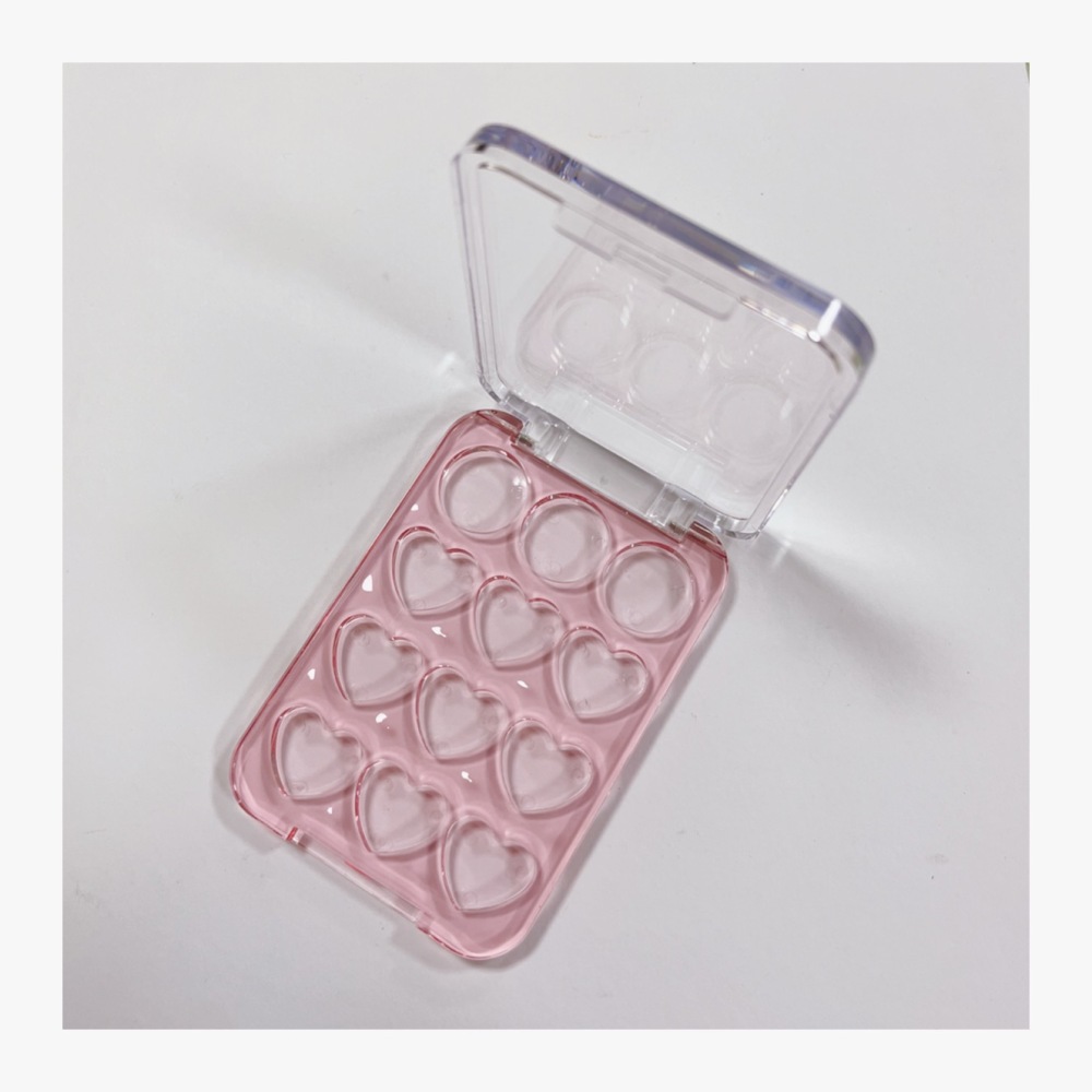 스퀘어 9 컬러 하트 테마 아이섀도우 박스 XQ93008