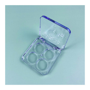 กล่องอายแชโดว์สี่ตารางพลาสติกใส XQ93903