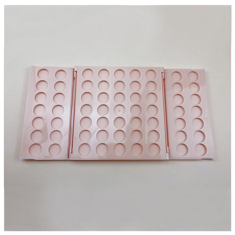 Double Sided Flip Top Multi Compartment Eye shadow box XQ771A