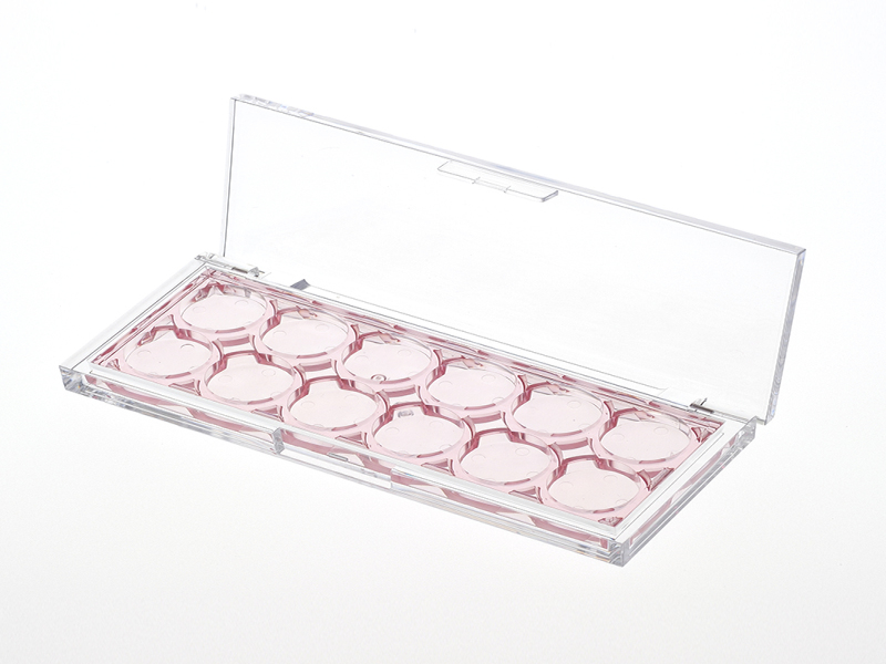 12 Grid Flip-Top Eye shadow box XQ626