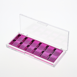 Grid Custom Travel Empty Eye shadow box XQ621