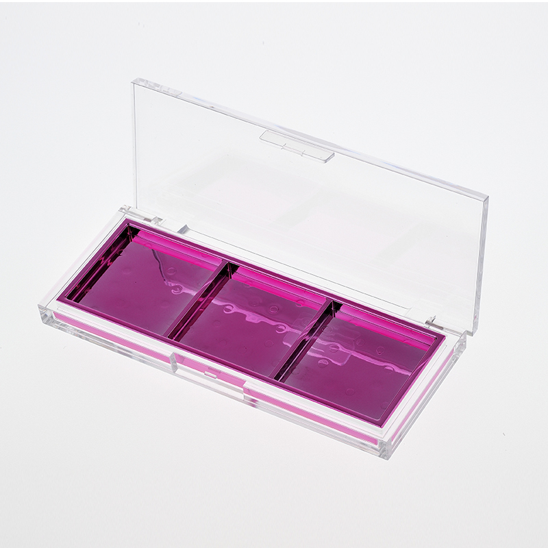 3 Grids Clear Lid Empty Eye shadow Box XQ619