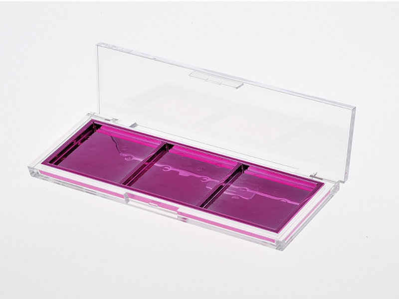 3 Grids Clear Lid Empty Eye shadow Box XQ619