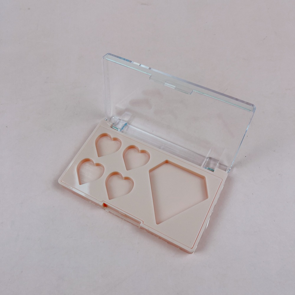 Square 5 Grid Irregular Shaped Eye shadow box XQ720