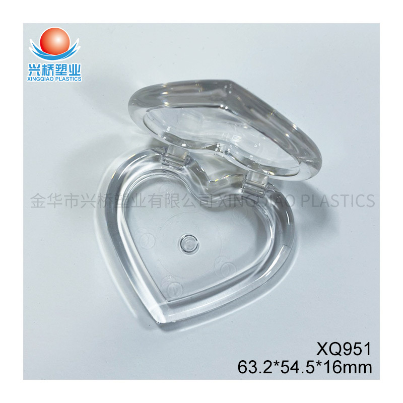 Heart-Shaped Transparent Eyeshadow box XQ951