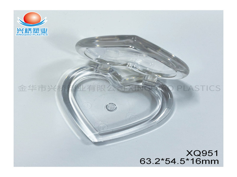 Heart-Shaped Transparent Eyeshadow box XQ951