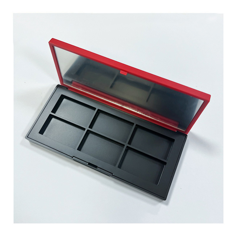 Letter Patterned 6 Compartment Eye shadow box XQ793