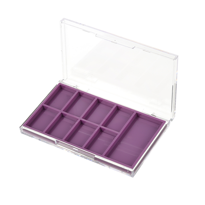  9 Grids Plastic Eyeshadow box XQ747