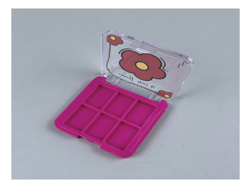 투명 커버 XQ938이 포함된 6가지 컬러 아이섀도우 박스