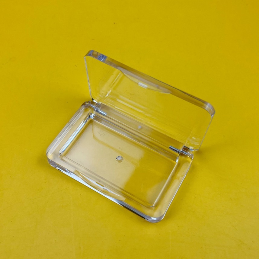 Rectangular Transparent Single Color Eye shadow box XQ875