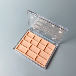 กล่องอายแชโดว์แบบฝาปิดโปร่งใส 14 สี XQ759