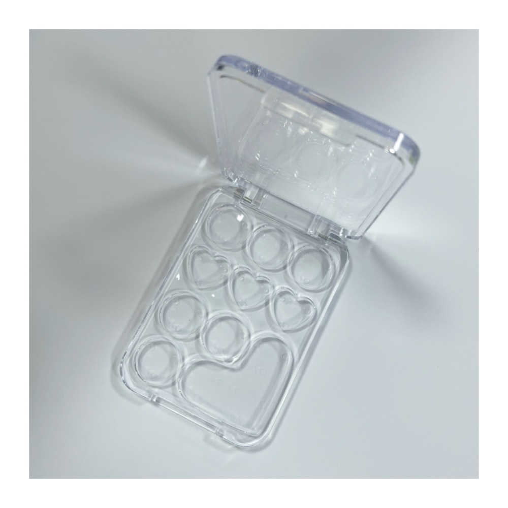 완전 투명 플립 탑 아이 섀도우 박스 XQ93020