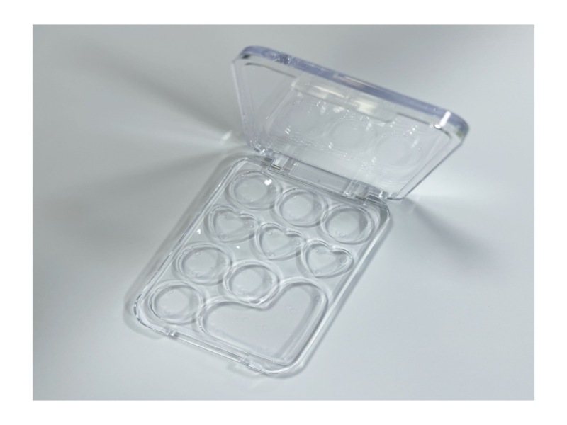 완전 투명 플립 탑 아이 섀도우 박스 XQ93020