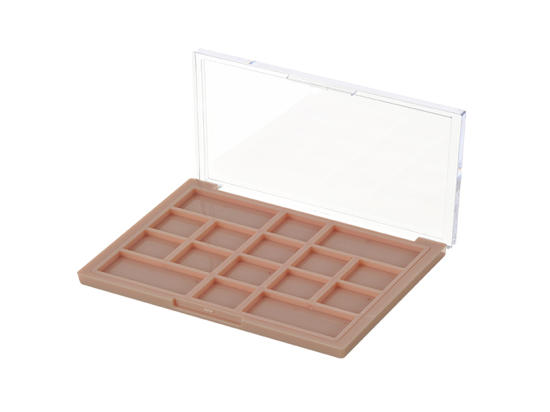 16 Color Rectangular Snap Lock  Eye shadow box XQ682