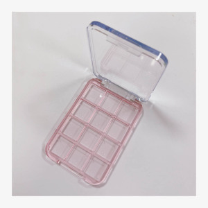 12 Compartment Plastic Eye shadow box XQ93005