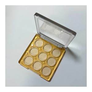 Коробка для теней для век из 9 цветов с круглыми отделениями XQ91002