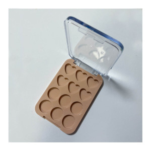 กล่องอายแชโดว์ Flip Top ทรงสี่เหลี่ยม 12 ช่อง XQ93007