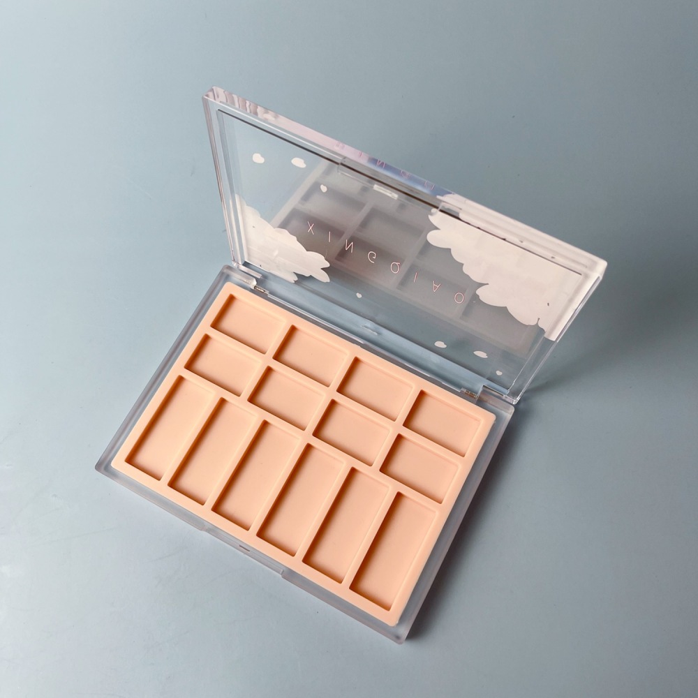 14 Color Square Flip Top Eye shadow box XQ760