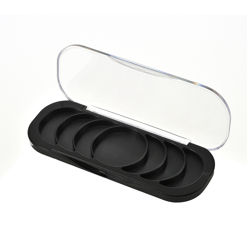 Oval Matte Black Empty Eyeshadow box XQ611