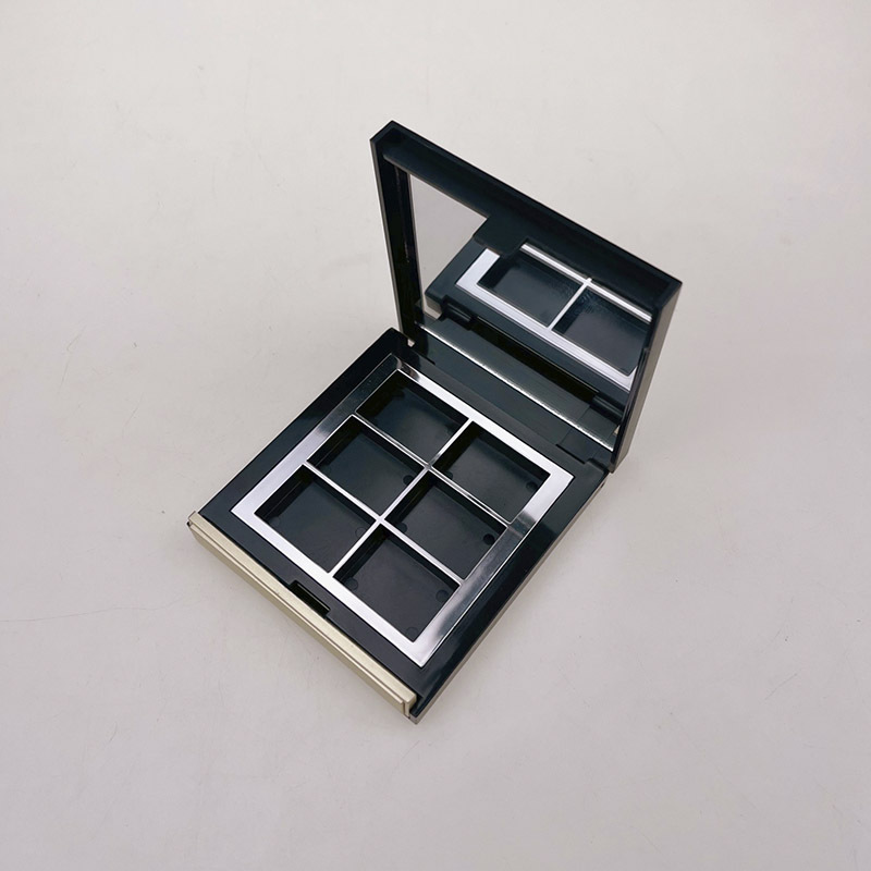 정사각형 스냅 잠금 장치 6칸 아이 섀도우 박스 XQ895