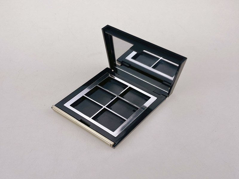 정사각형 스냅 잠금 장치 6칸 아이 섀도우 박스 XQ895