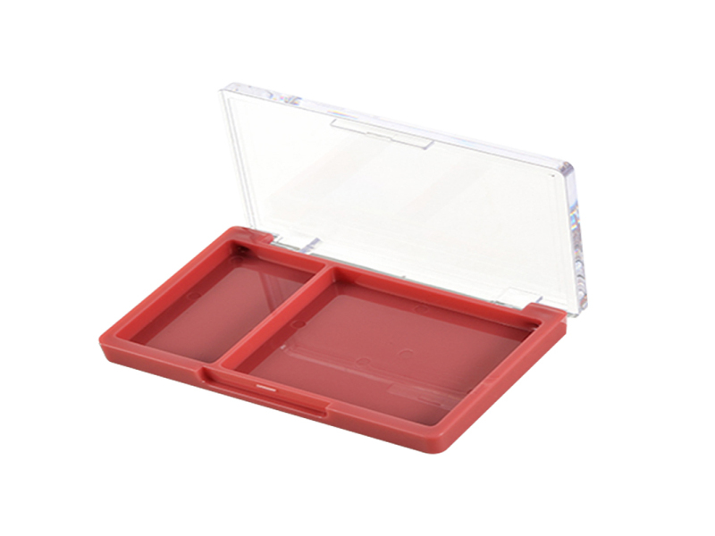 2 Compartment Small Flip Top Eye shadow box XQ345