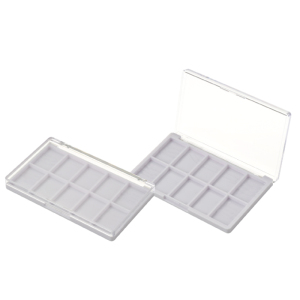 กล่องอายแชโดว์เปล่า 10 Pan Clear XQ378