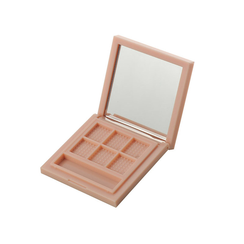 6 Grid Eye shadow box with Brush Slot 153-6
