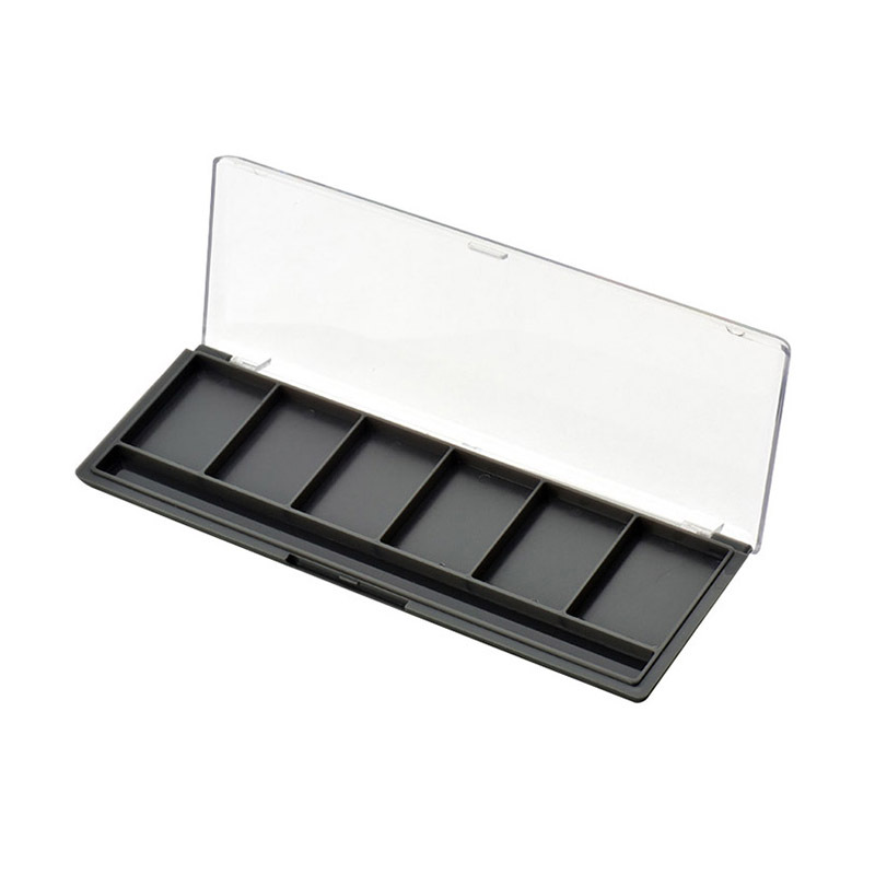 6 Grid Eye shadow box with Brush Slot XQ155