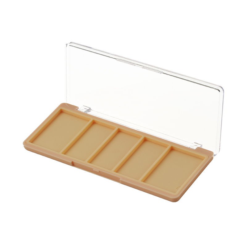 Rectangular 5 Color Eye shadow box XQ435