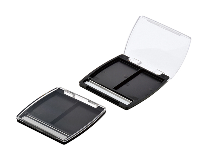 브러쉬 슬롯이 있는 2칸 아이섀도 팔레트 XQ032