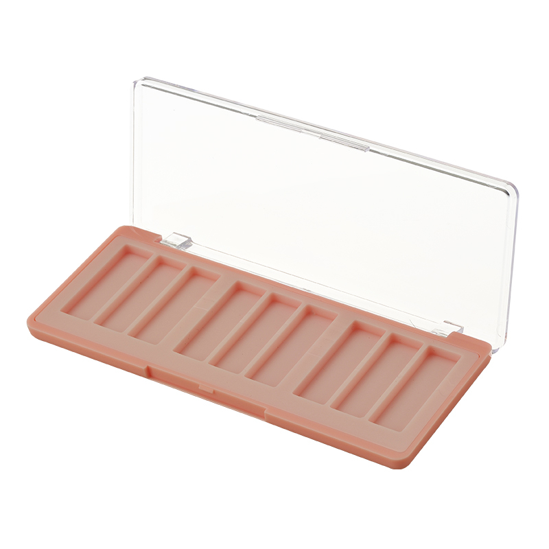 Rectangular Shape Empty Plastic Eye shadow box XQ432