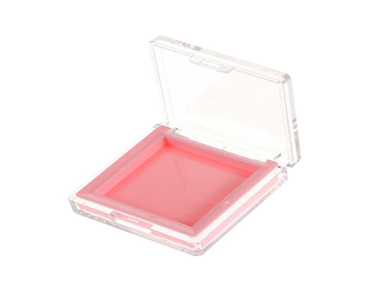 Single Compartment Eye shadow box with Transparent Lid XQ348
